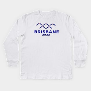 Brisbane Queensland Australia Kids Long Sleeve T-Shirt